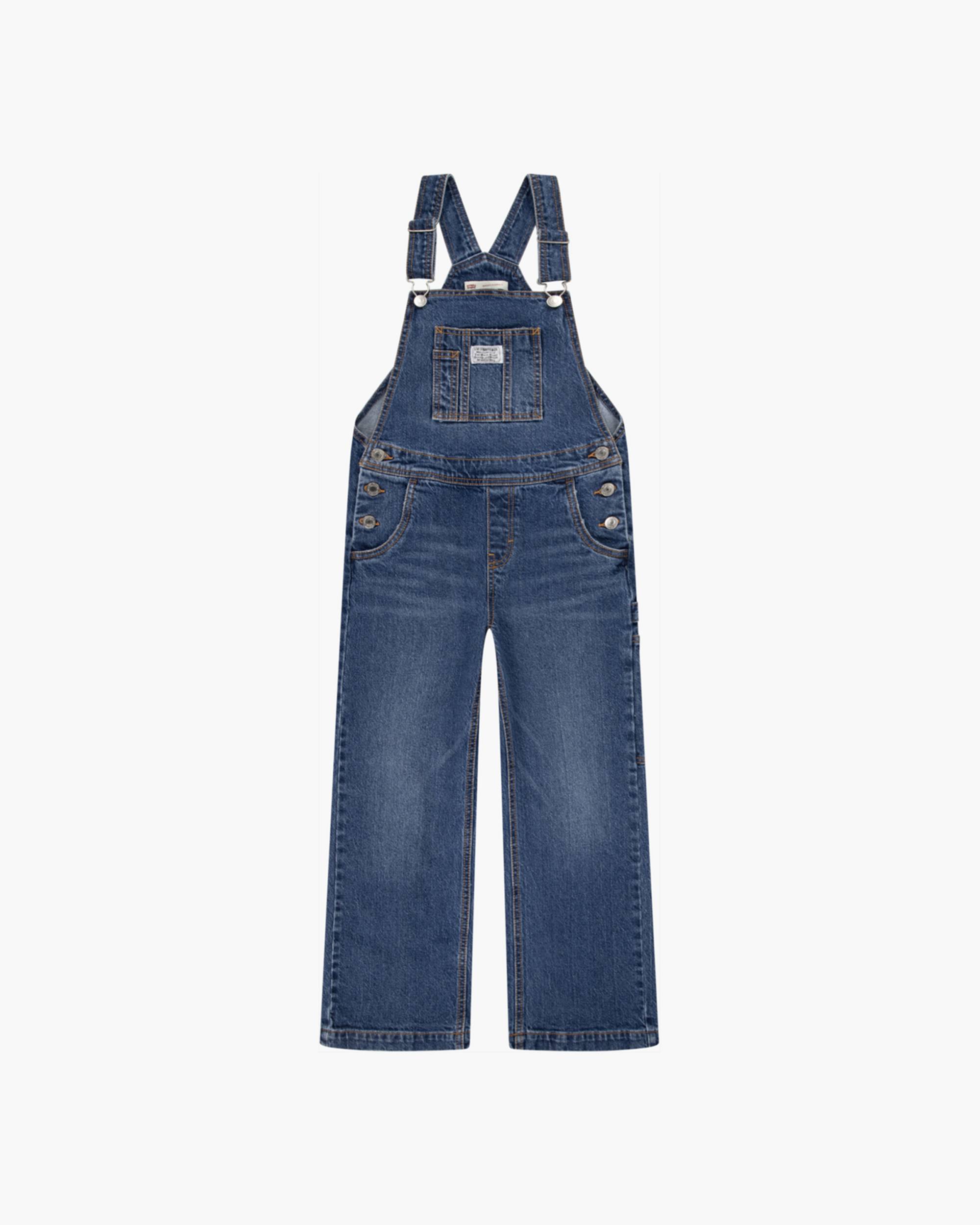 Baggy Denim Overalls Big Girls 7-16 - Dark Wash | Levi's® US