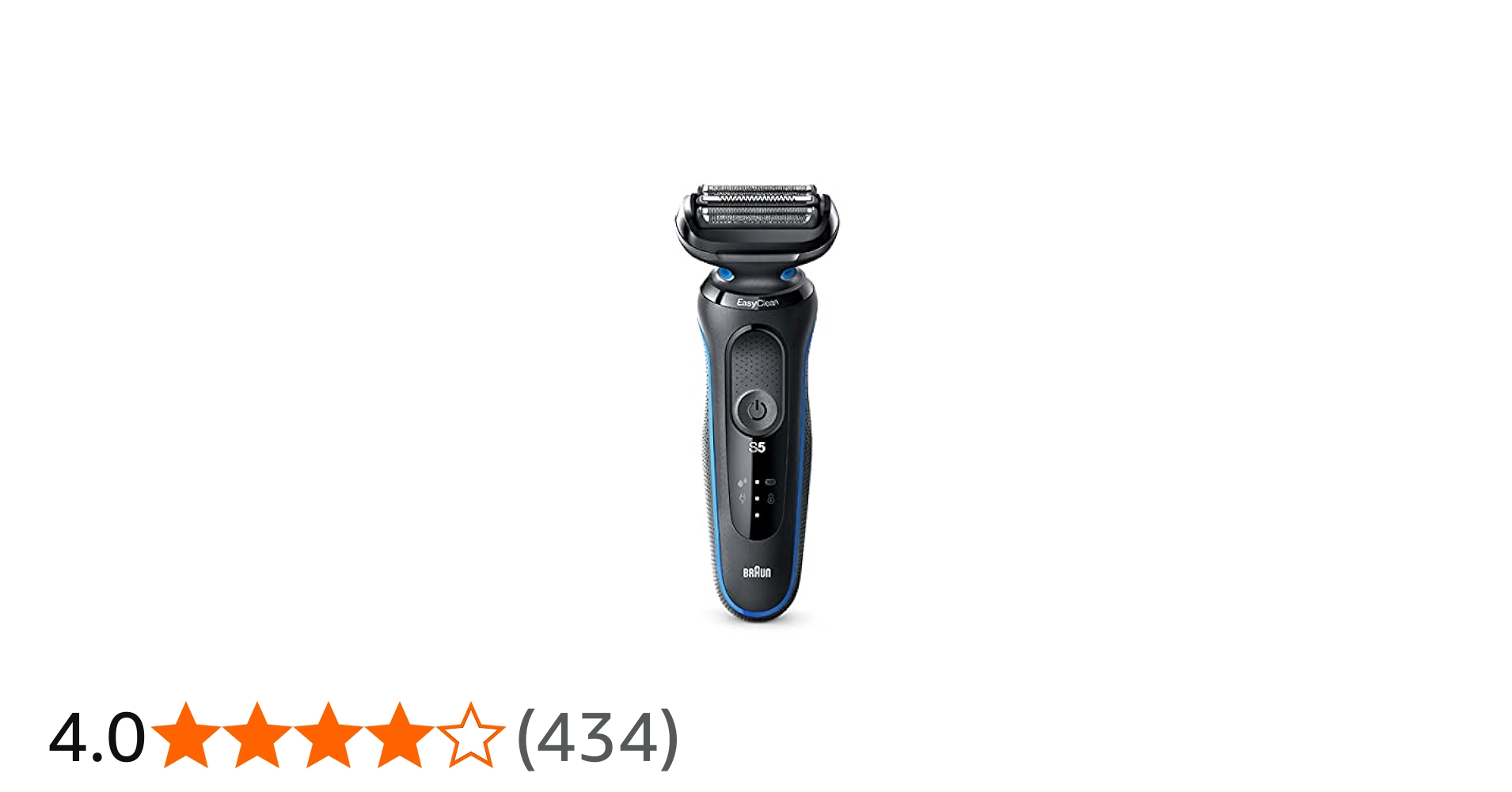 Amazon.co.jp: ブラウン(Braun) 50-B1000S(ブルー) 密着シリーズ5 充電