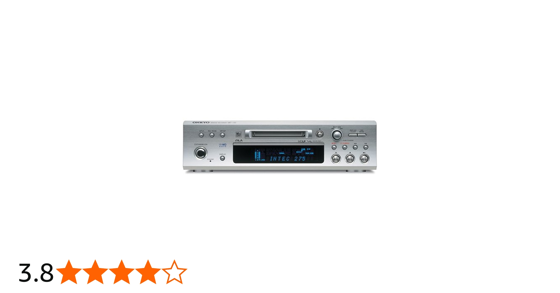 Amazon.co.jp: ONKYO INTEC275 MDデッキ Hi-MD対応 シルバー MD-133(S