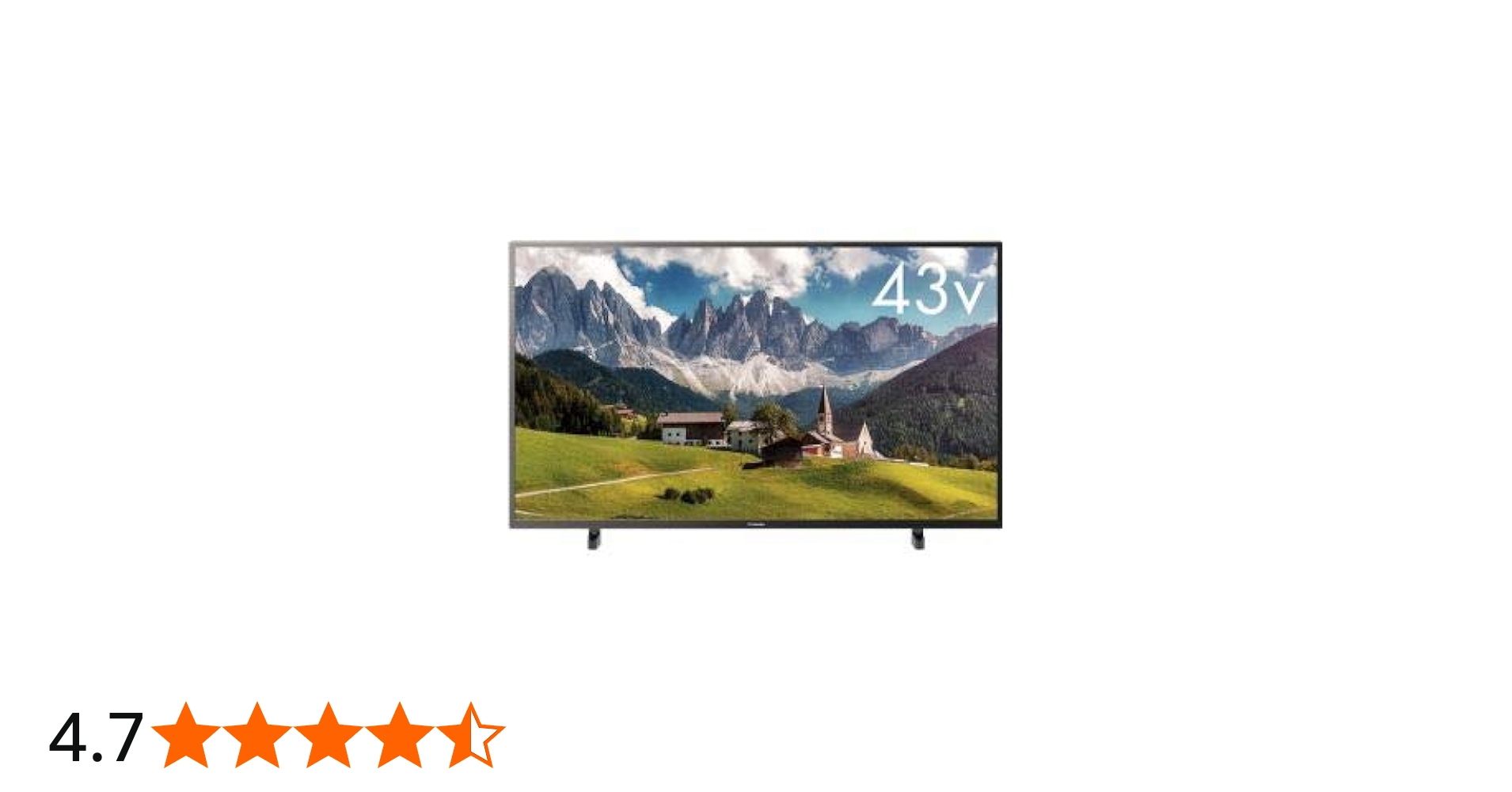 Amazon | フナイ 43V型 液晶 テレビ 4K チューナー内蔵 ダブル