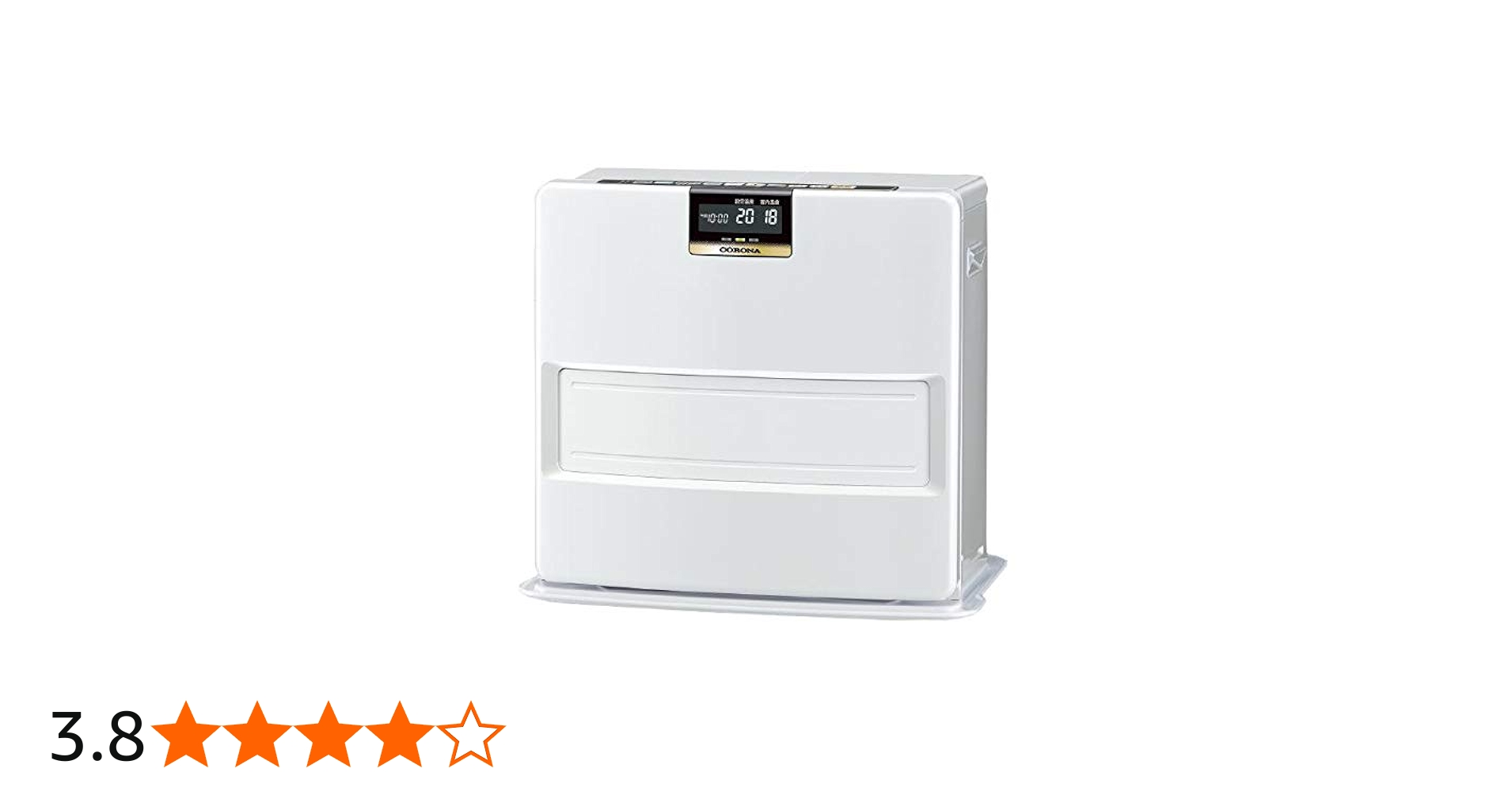 Amazon | コロナ：石油ファンヒーター(パールホワイト)/FH-VX4619BY-W