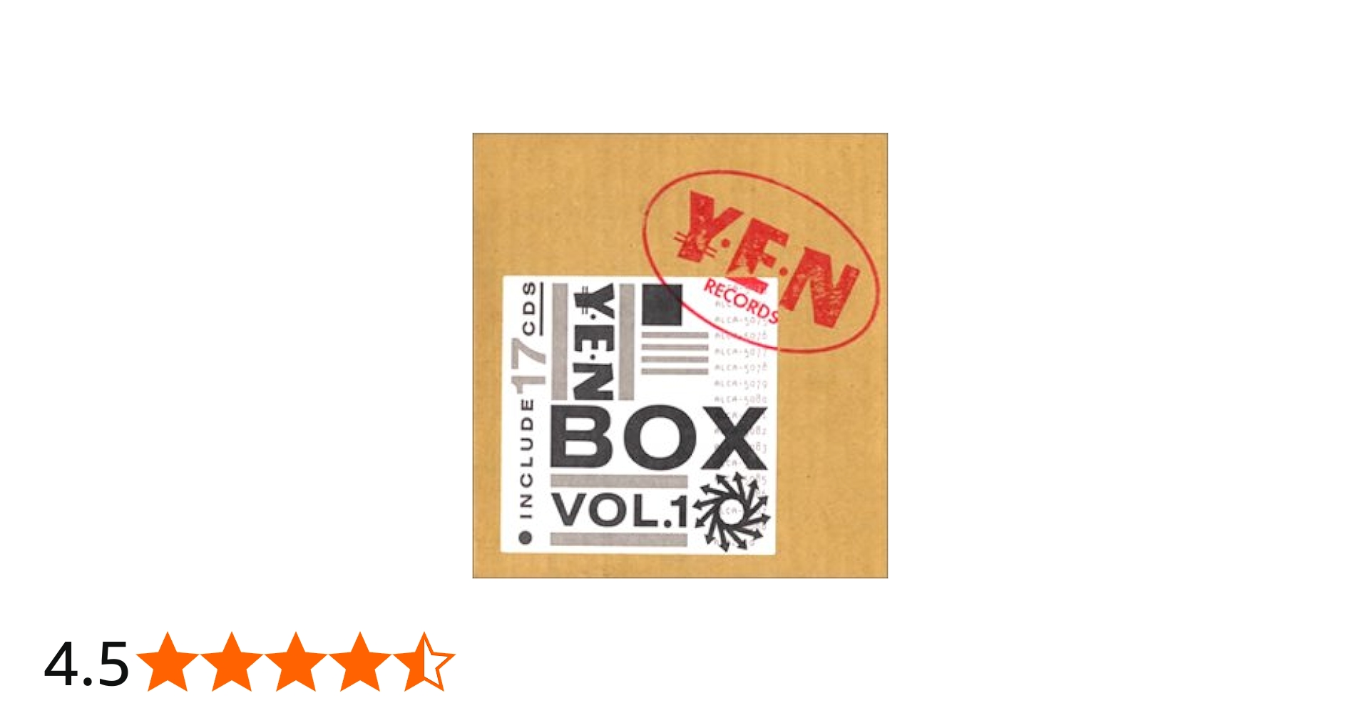 Amazon.co.jp: Yen Box, Vol.1: ミュージック