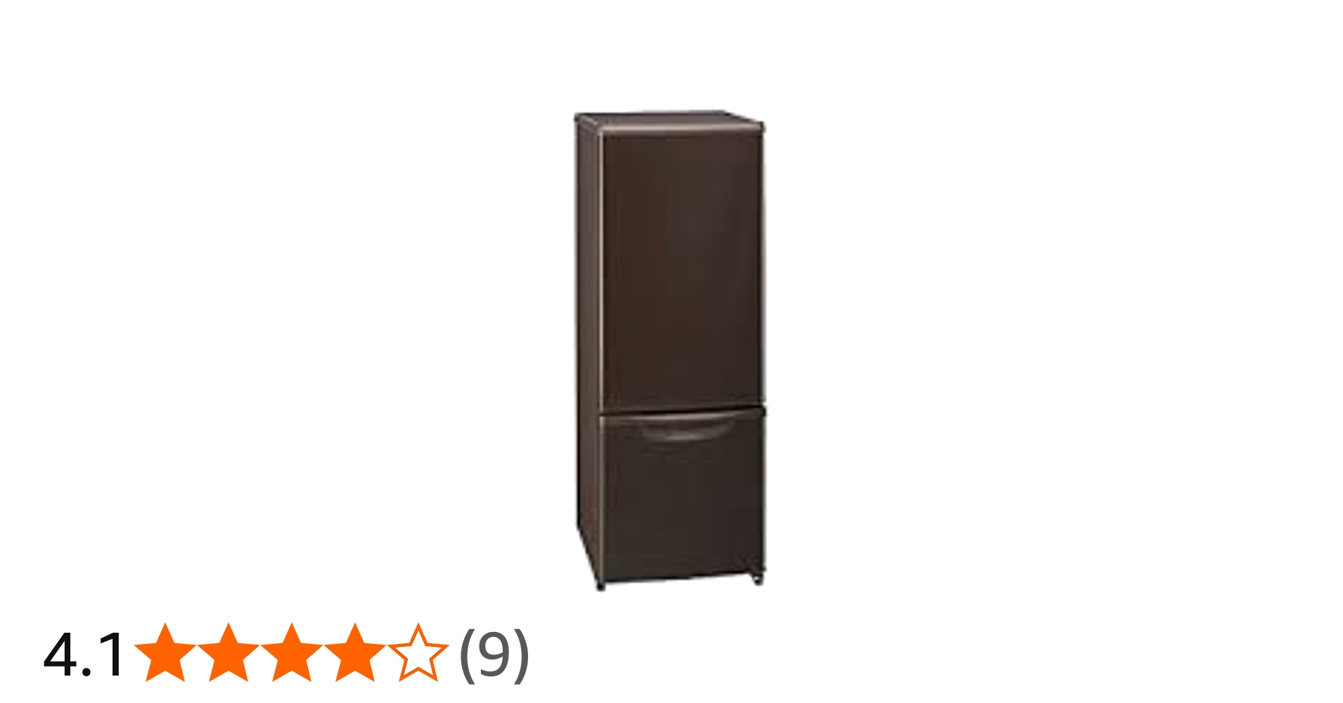 Amazon | パナソニック 168L 2ドア パーソナルタイプ 冷蔵庫 ブラウン