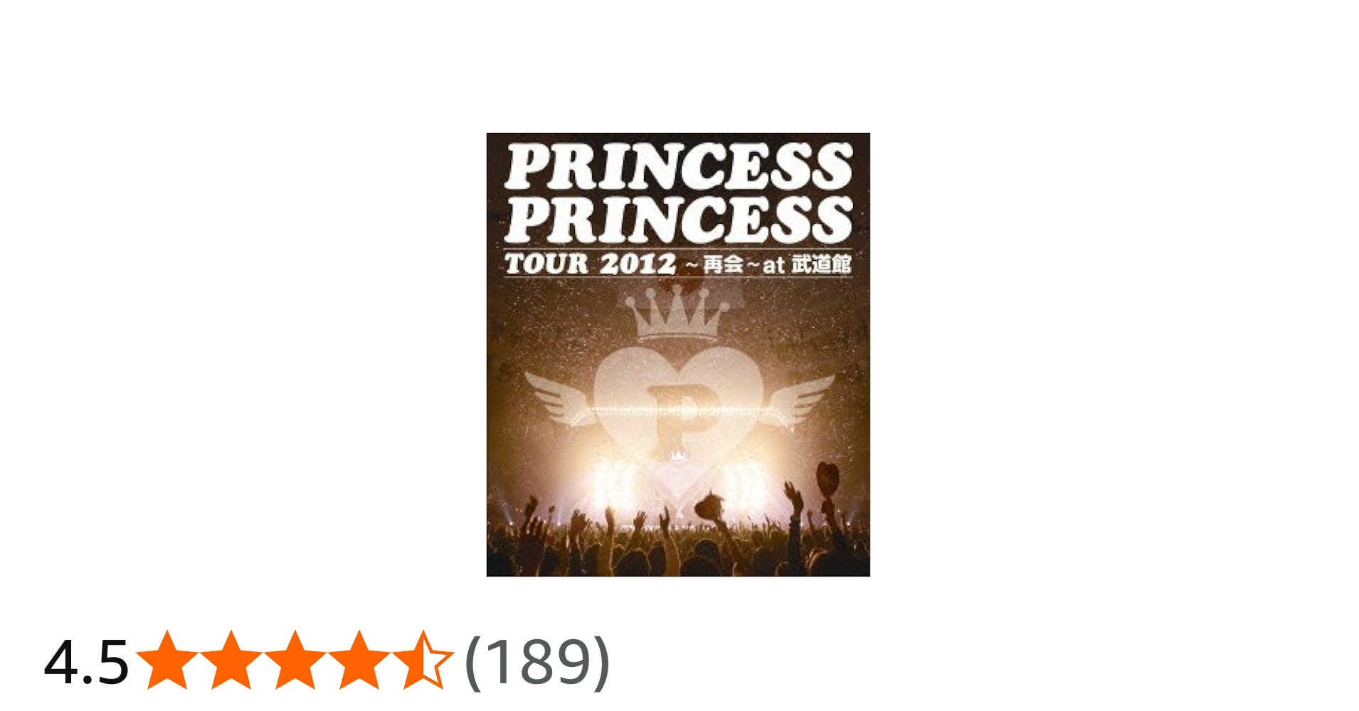 Amazon.co.jp: PRINCESS PRINCESS TOUR 2012~再会~at 武道館 [Blu-ray