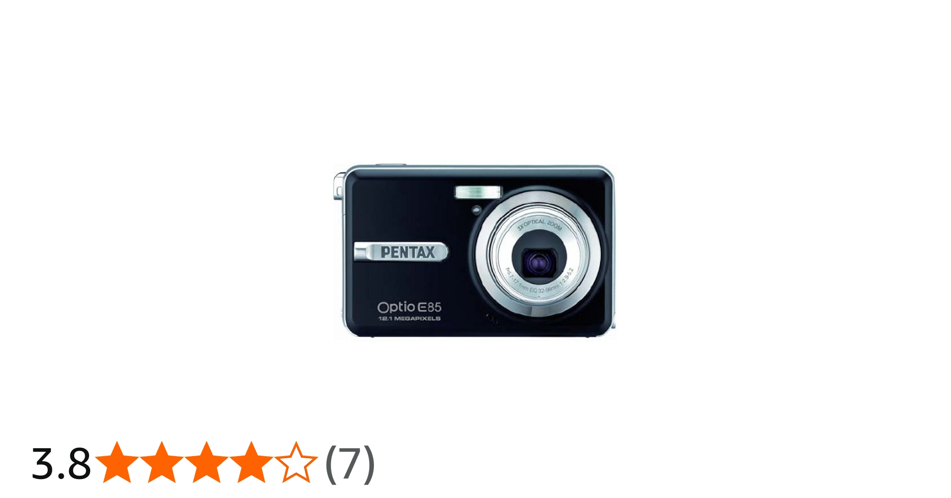 Amazon | PENTAX デジタルカメラ Optio E85 ブラック | コンパクト 通販