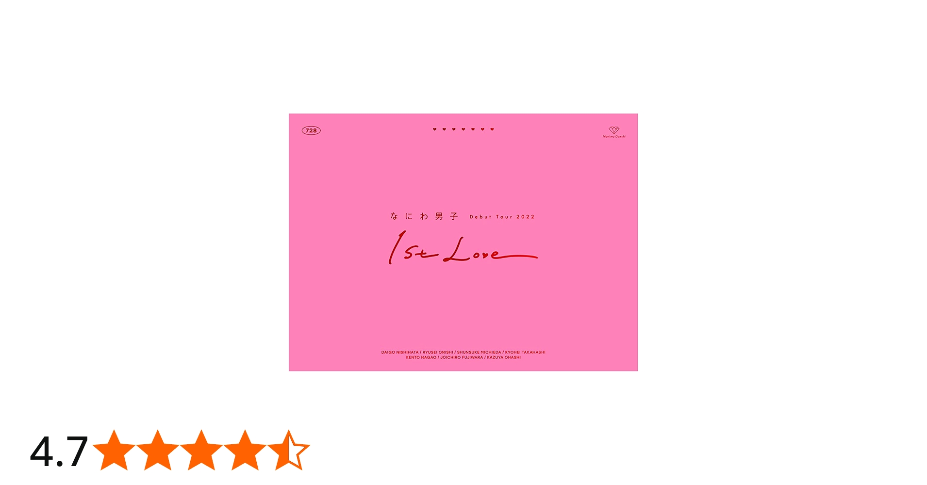 Amazon.co.jp: なにわ男子 Debut Tour 2022 1st Love (初回生産限定盤