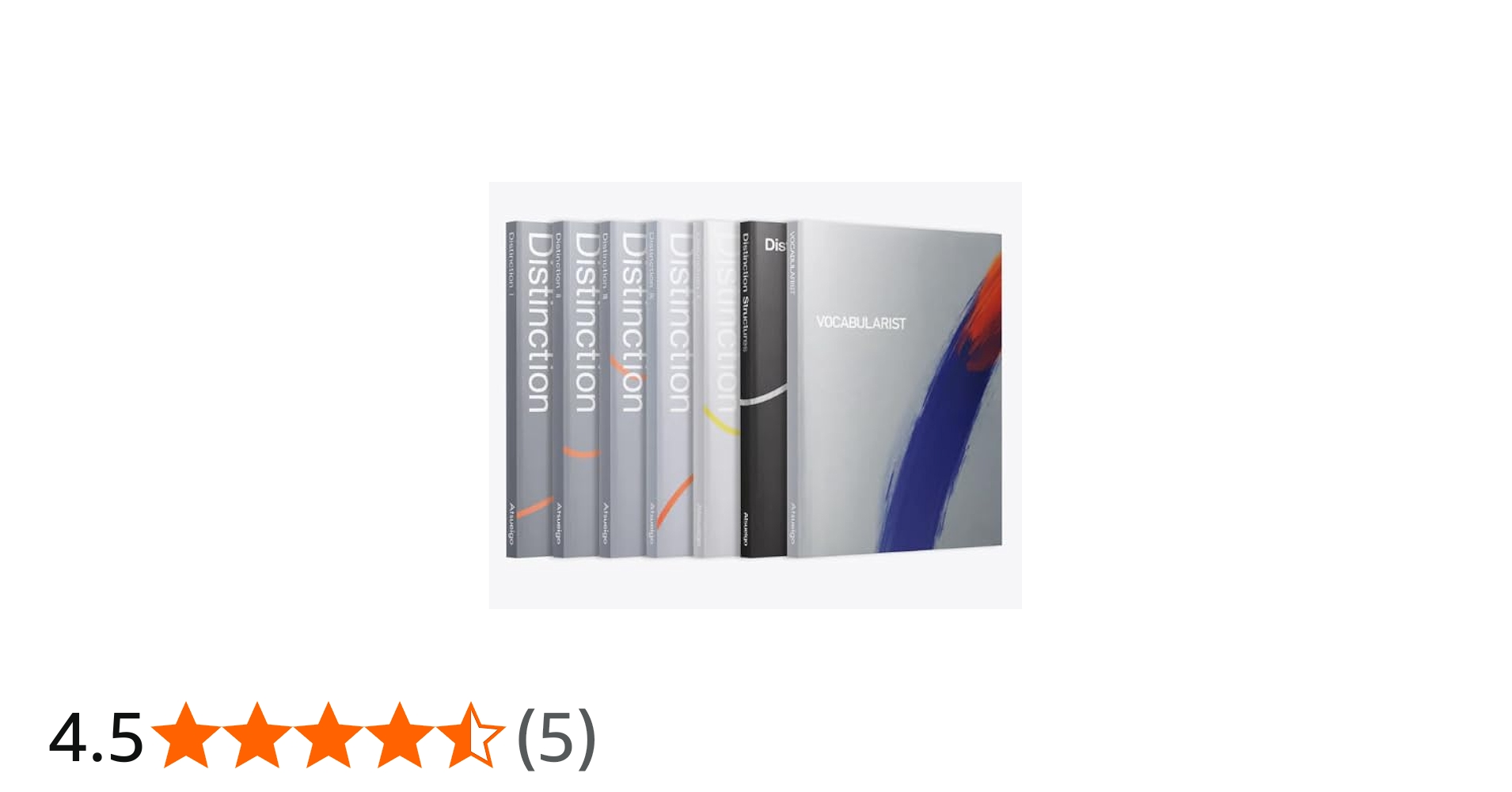 Amazon.co.jp: Distinction 6冊 + Vocabularist セット【オリジナル