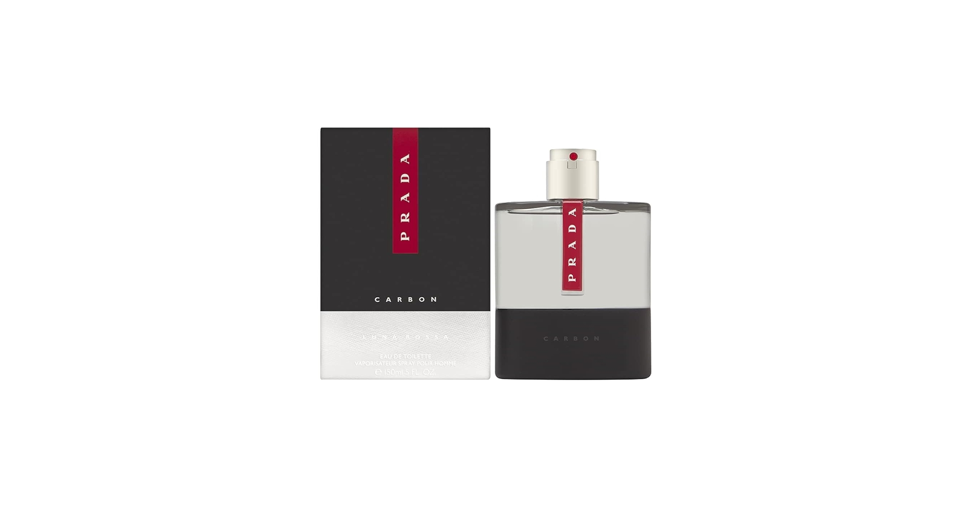 Amazon.com : Prada Luna Rossa Carbon Pour Homme 5.0 oz Eau de