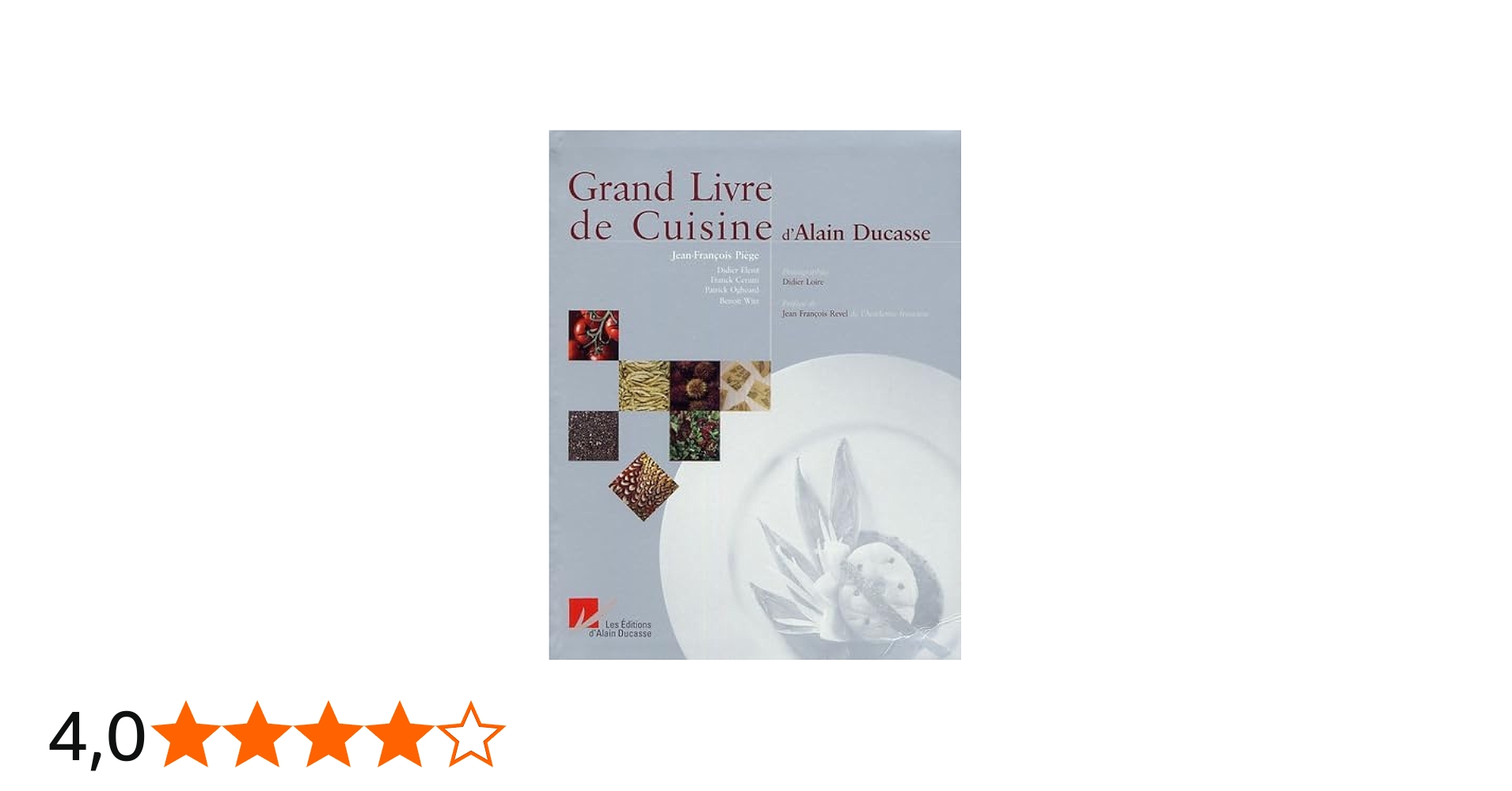 Amazon.it: Grand Livre de Cuisine d'Alain Ducasse - Ducasse, Alain