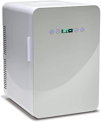 PLIOSN 小型冷蔵庫 22L 小型 冷温庫 ミニ冷蔵庫 ペルチェ式 温度調節