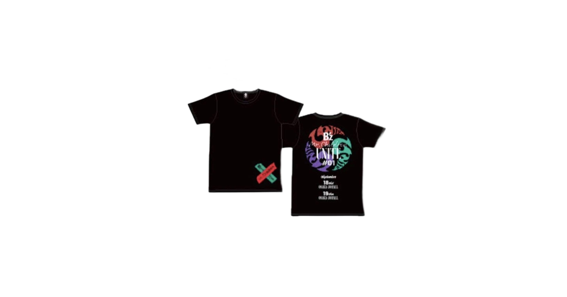 Amazon.co.jp: B'z Mr.children コラボ Tシャツ UNITE#01 Mサイズ