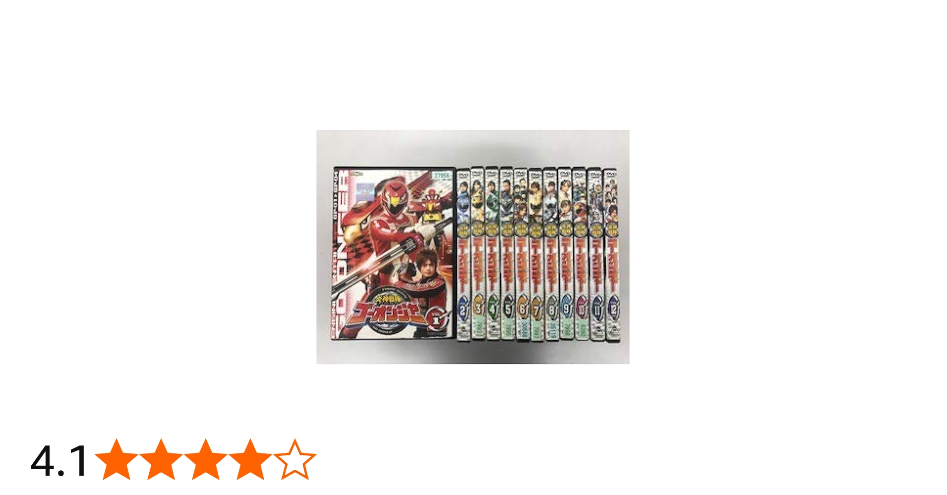 Amazon.co.jp: 炎神戦隊ゴーオンジャー 【レンタル落ち】全12巻セット