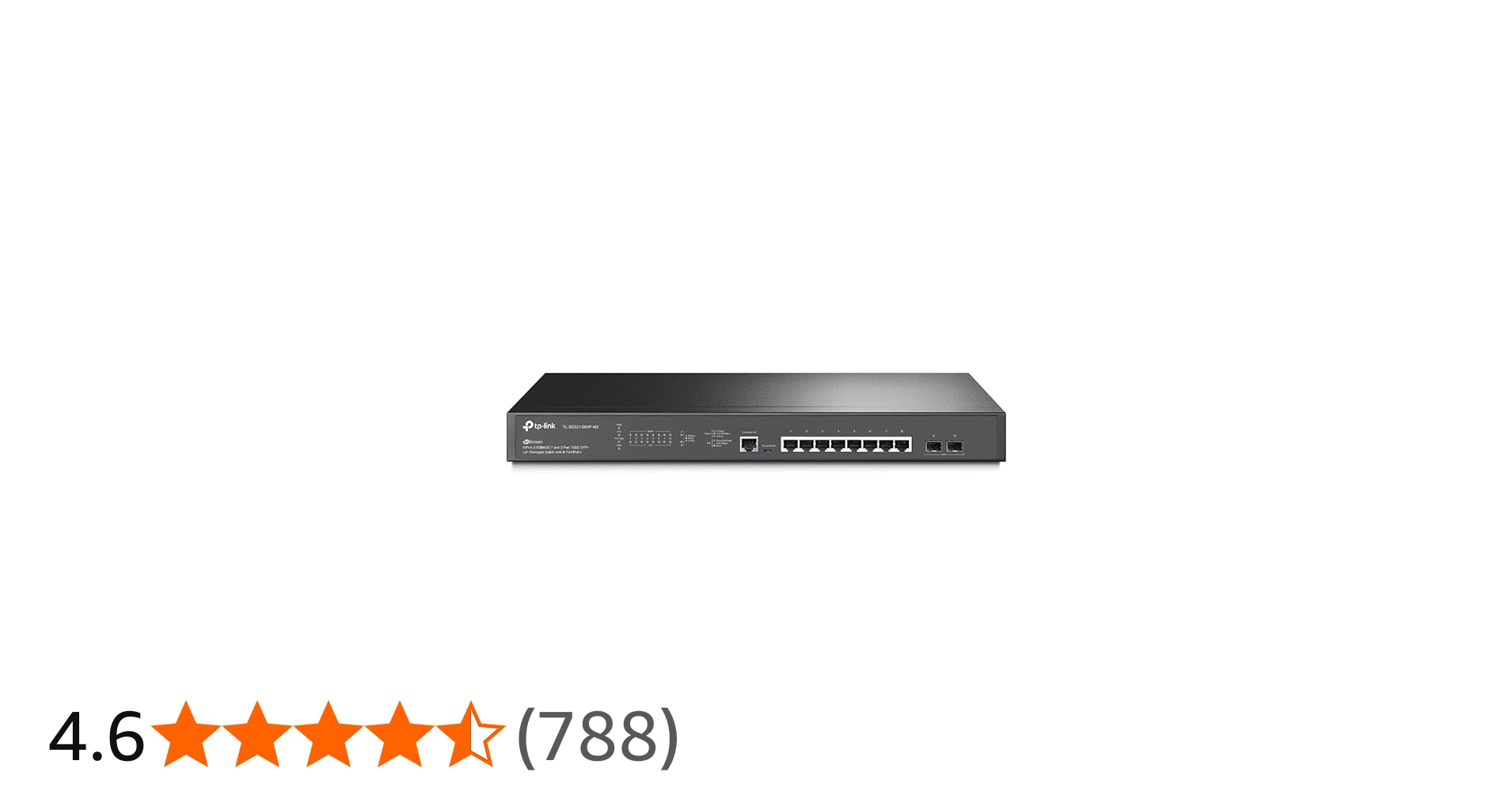 TP-Link Jetstream 8 Port Multi-Gigabit L2+ Managed PoE Switch (TL