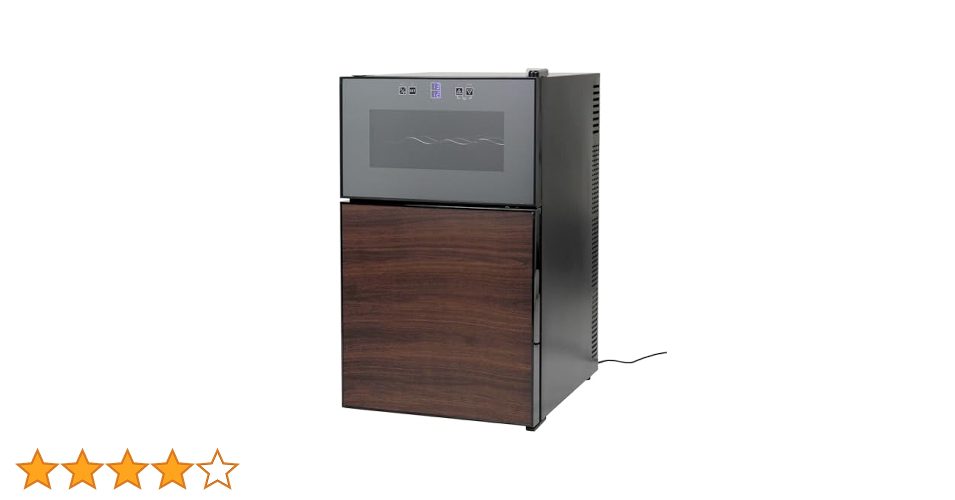 SIS BCW-69DD 電子ミニワインクーラー 2ドア ブラック【動作品】 SIS