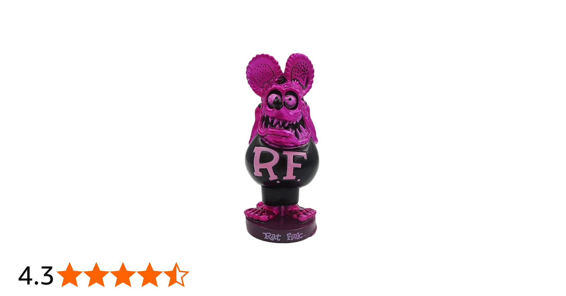 Amazon.co.jp: RAT FINK メタリックラットフィンク レッド ボビング