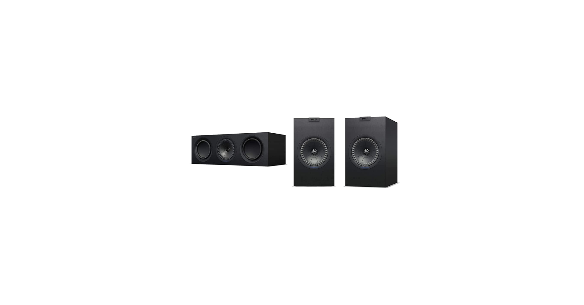 Amazon.com: KEF Q650c Center Channel Speaker (Each, Black) & Q150B