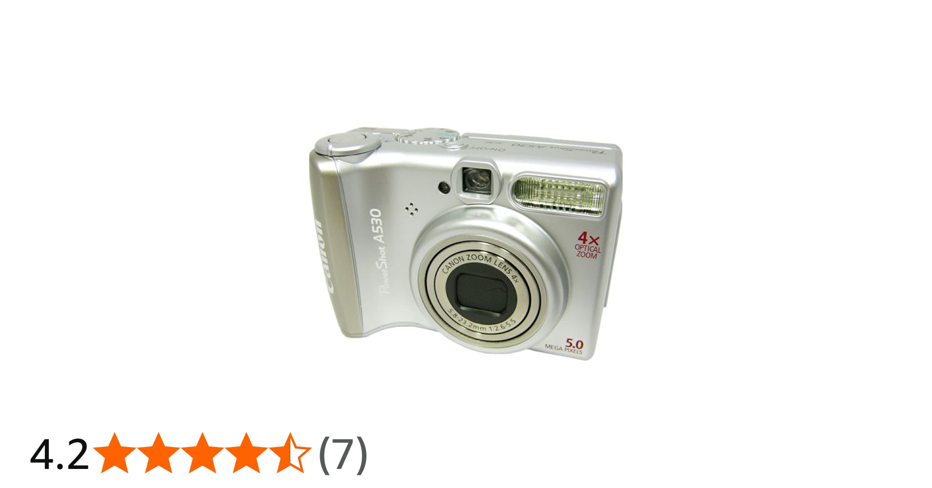 Amazon | Canon PowerShot A530 | キヤノン | コンパクト