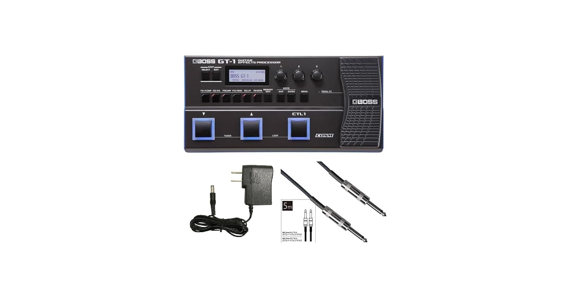 Amazon | BOSS ボス GT-1 マルチエフェクター + 汎用アダプター +