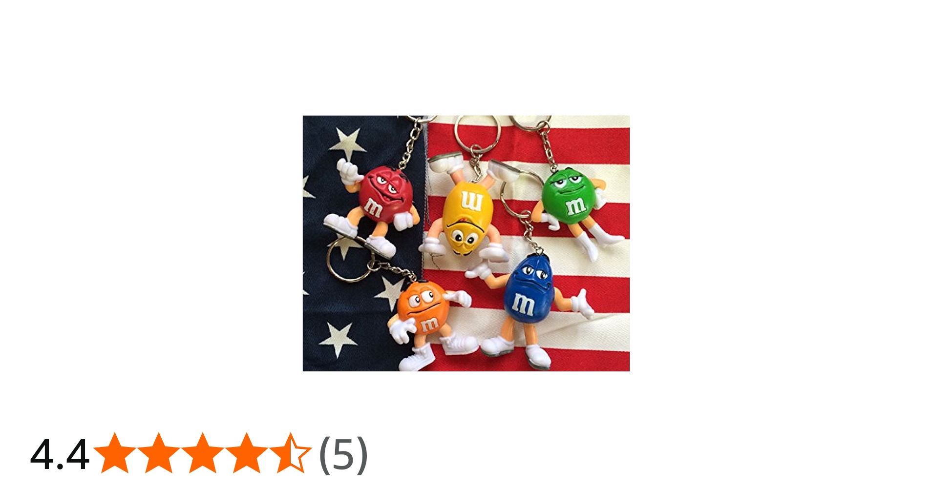 Amazon.co.jp: M＆M's 立体キーホルダー♪ エムアンドエムズ 5色