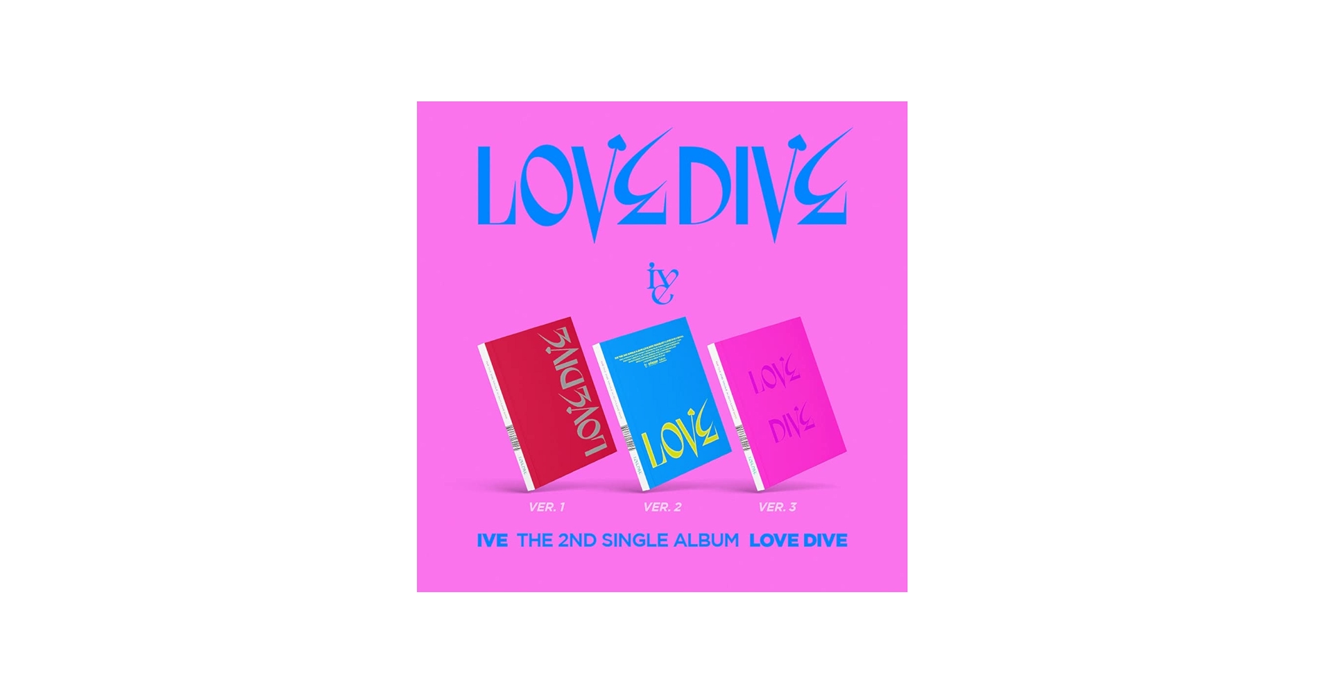 Ive - Love Dive (Random Cover) (incl. 96pg Photobook, Photocard +