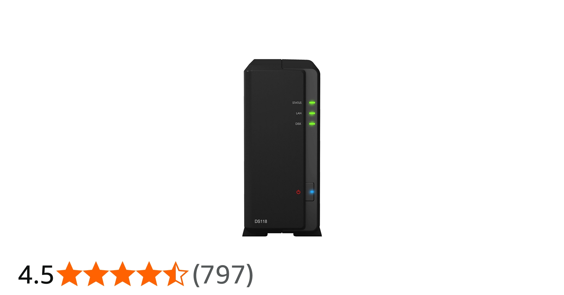 Amazon.co.jp: Synology NASキット 1ベイ DS118 クアッドコアCPU 1GB