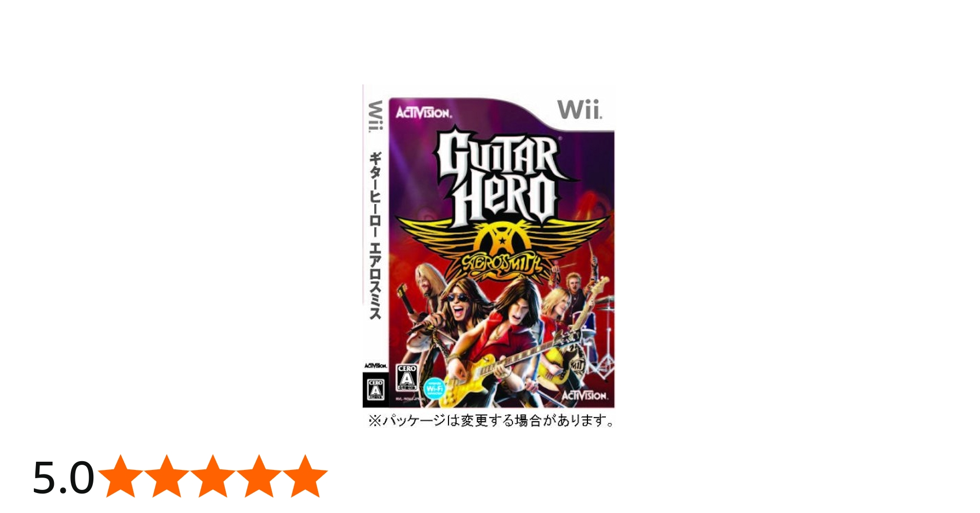 Amazon | ギターヒーロー エアロスミス(ソフト単体) - Wii | ゲームソフト