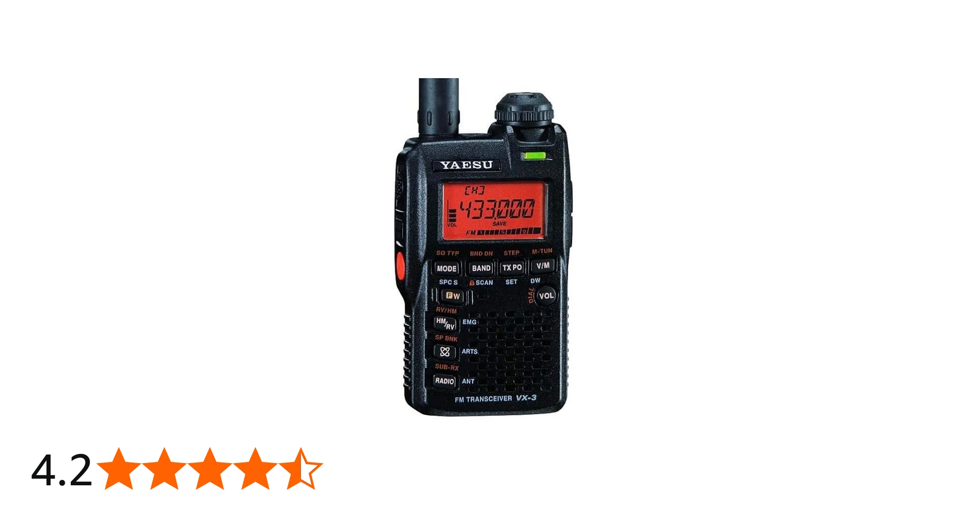 Amazon.co.jp: VX-3 Standard 144/430MHz FM Dual Band Transceiver 3W