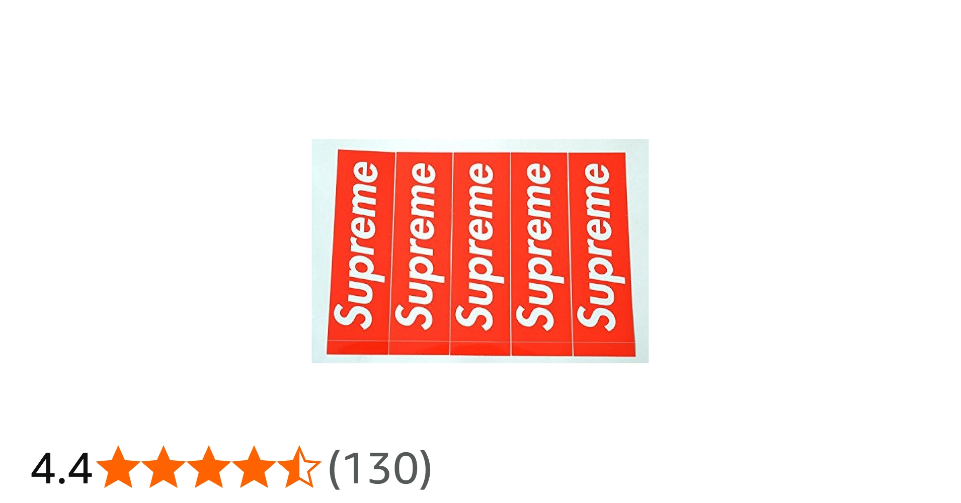 Amazon.co.jp: SUPREME(シュプリーム)ステッカー ボックスロゴ：5枚