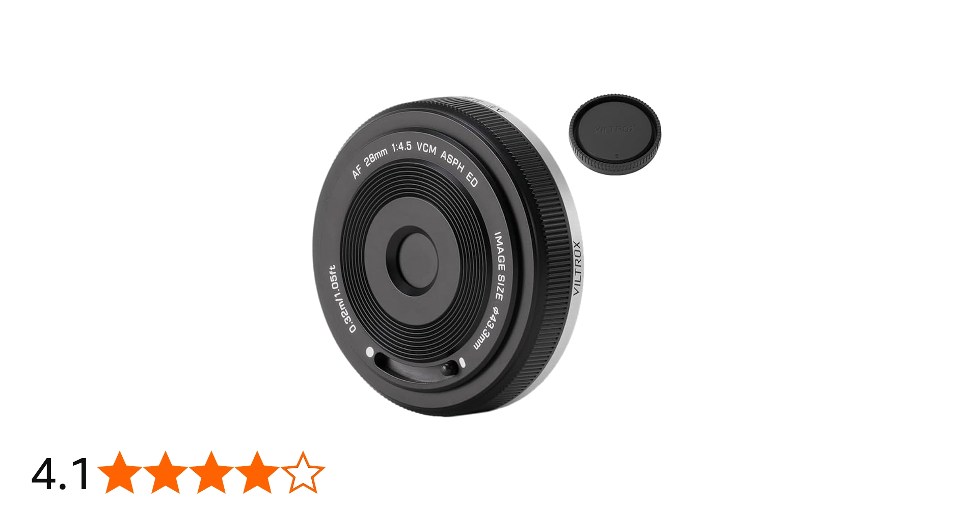 Amazon.co.jp: Viltrox AF 28mm F4.5 FE Chip 超薄型レンズ 広角レンズ