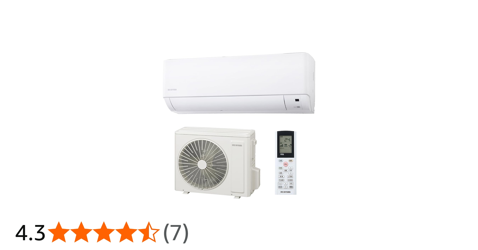 Amazon.co.jp: アイリスオーヤマ エアコン 6畳 いたわりエコモード+