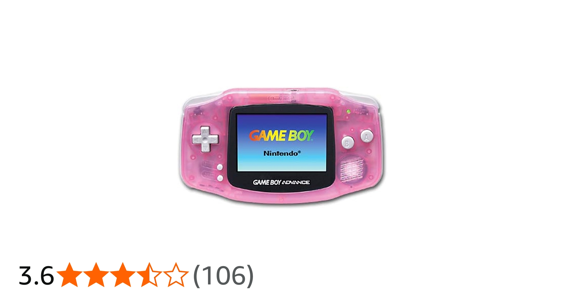 Amazon | ゲームボーイアドバンス ミルキーピンク【メーカー生産終了