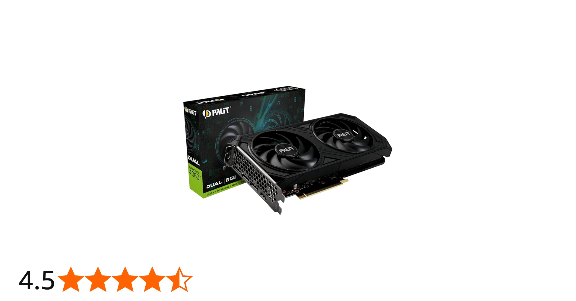 Amazon | Palit(パリット) GeForce RTX 4060Ti Dual 8GB