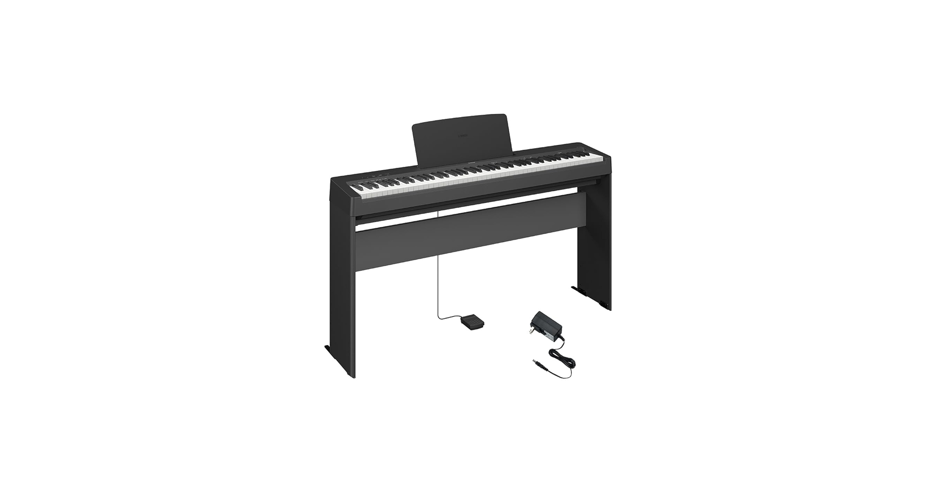 Amazon | YAMAHA P-145B ブラック 電子ピアノ 88鍵盤 専用スタンド