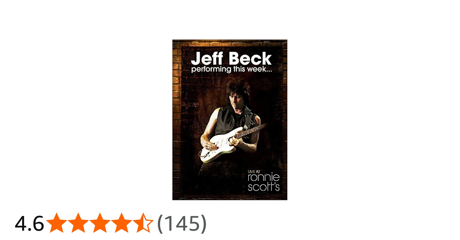 Amazon.co.jp: ジェフ・ベック〜ライヴ・アット・ロニー・スコッツ