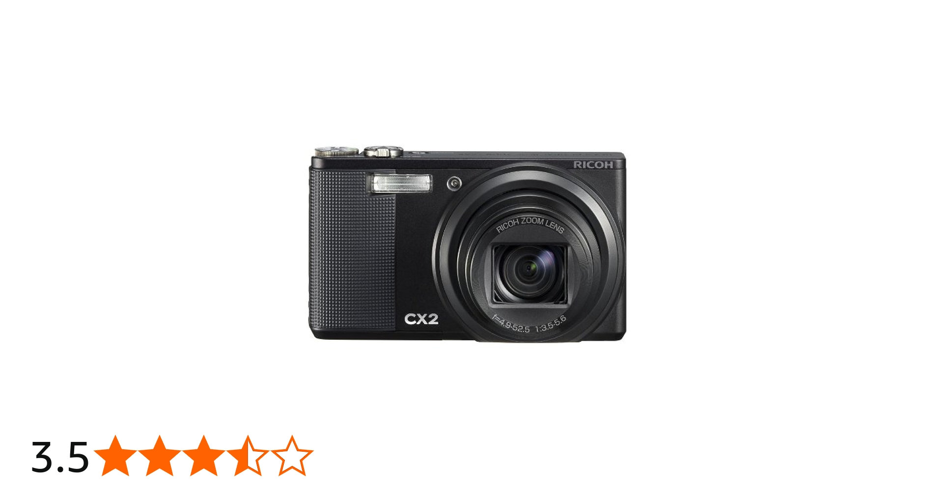 Amazon | RICOH デジタルカメラ CX2 ブラック CX2BK | コンパクト 通販