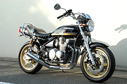 Amazon | ゼファー400/χ ZⅡタイプ メッキタンデムバー | グラブバー