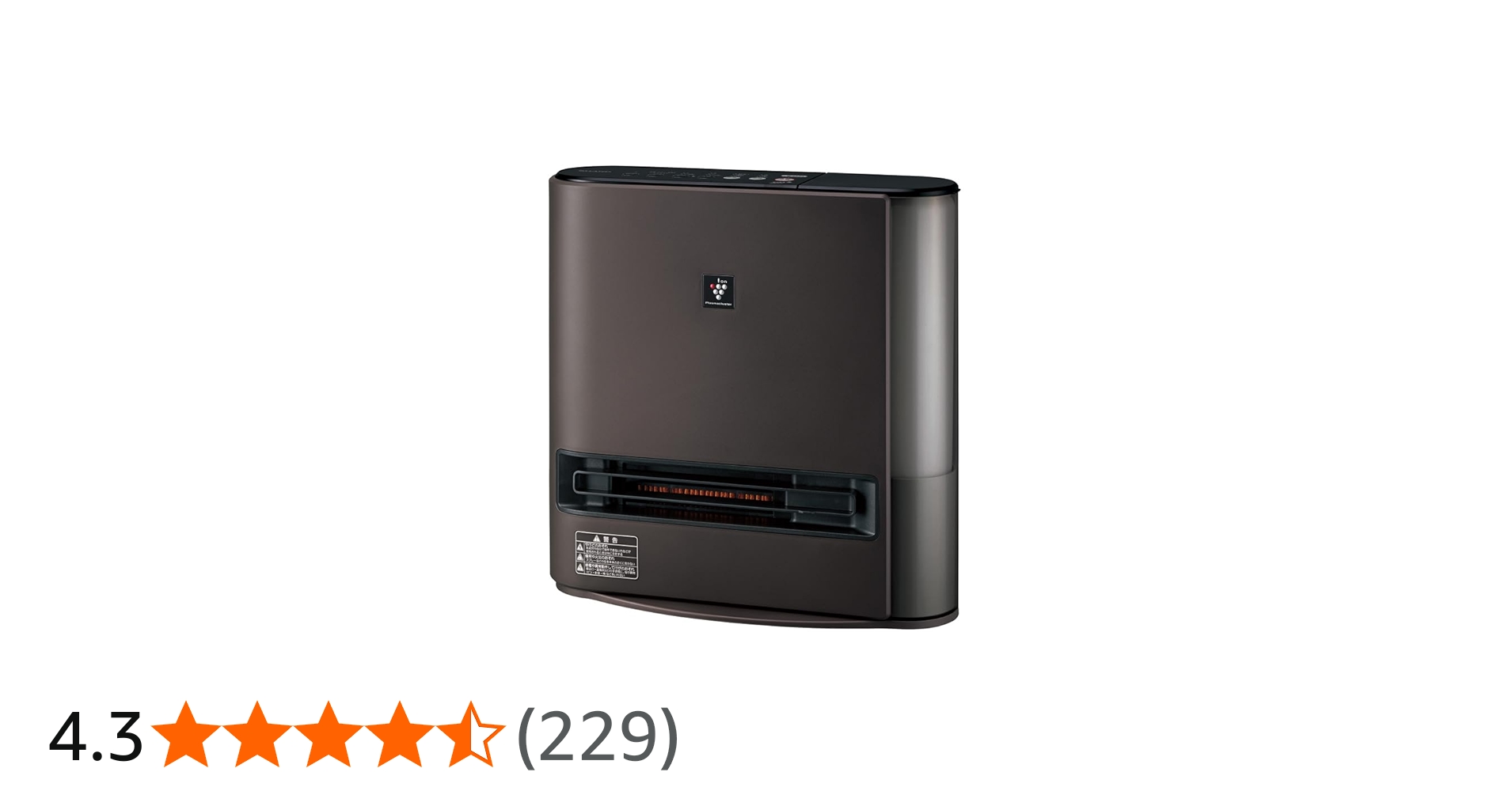 Amazon | シャープ 加湿 セラミックヒーター HX-TK12-T 足元ロング温風