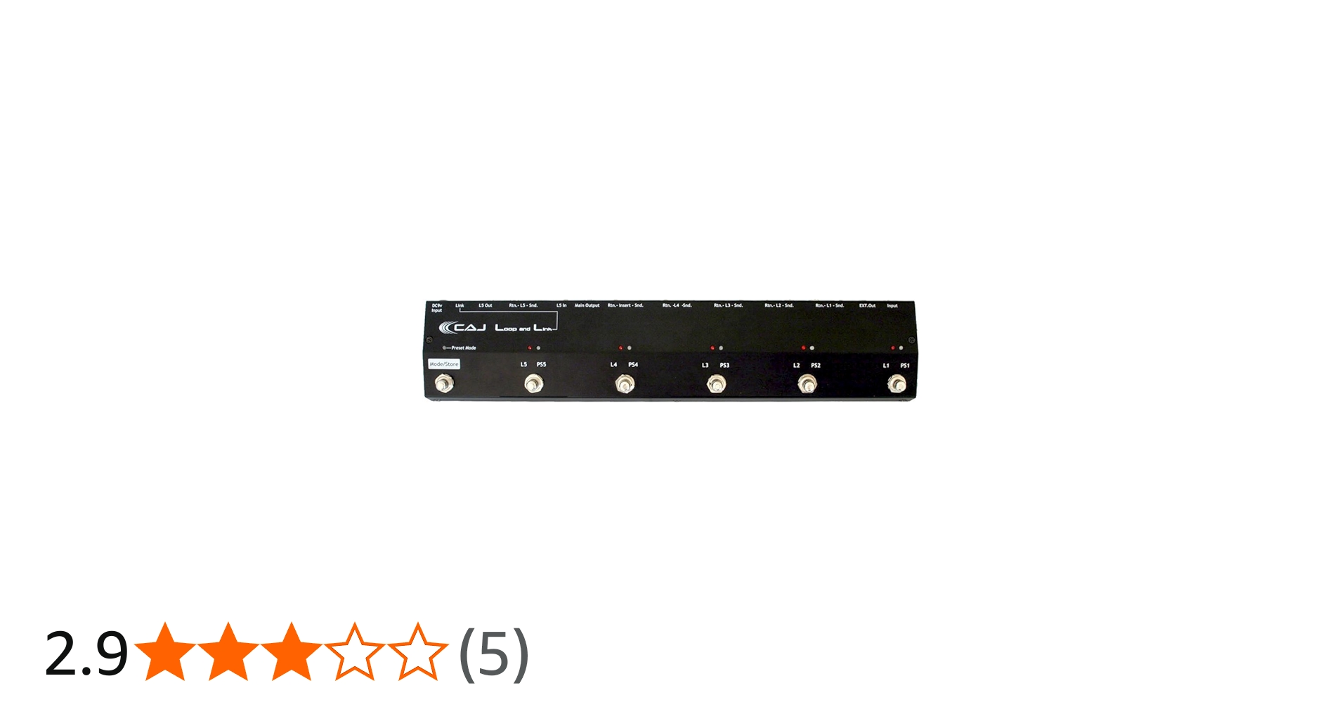 Amazon | CAJ プログラマブルエフェクトループ スイッチャー Loop and