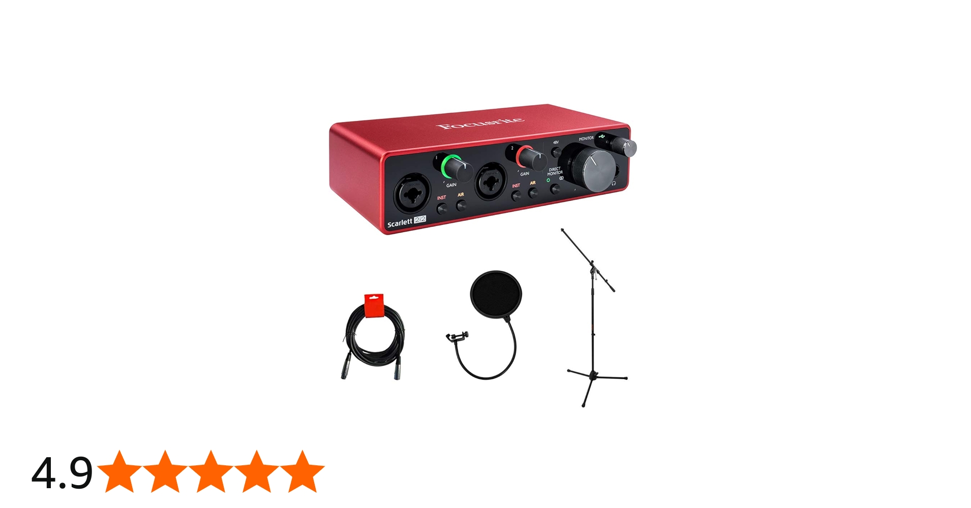 Amazon.co.jp: Focusrite Scarlett 2i2 USBオーディオインターフェース