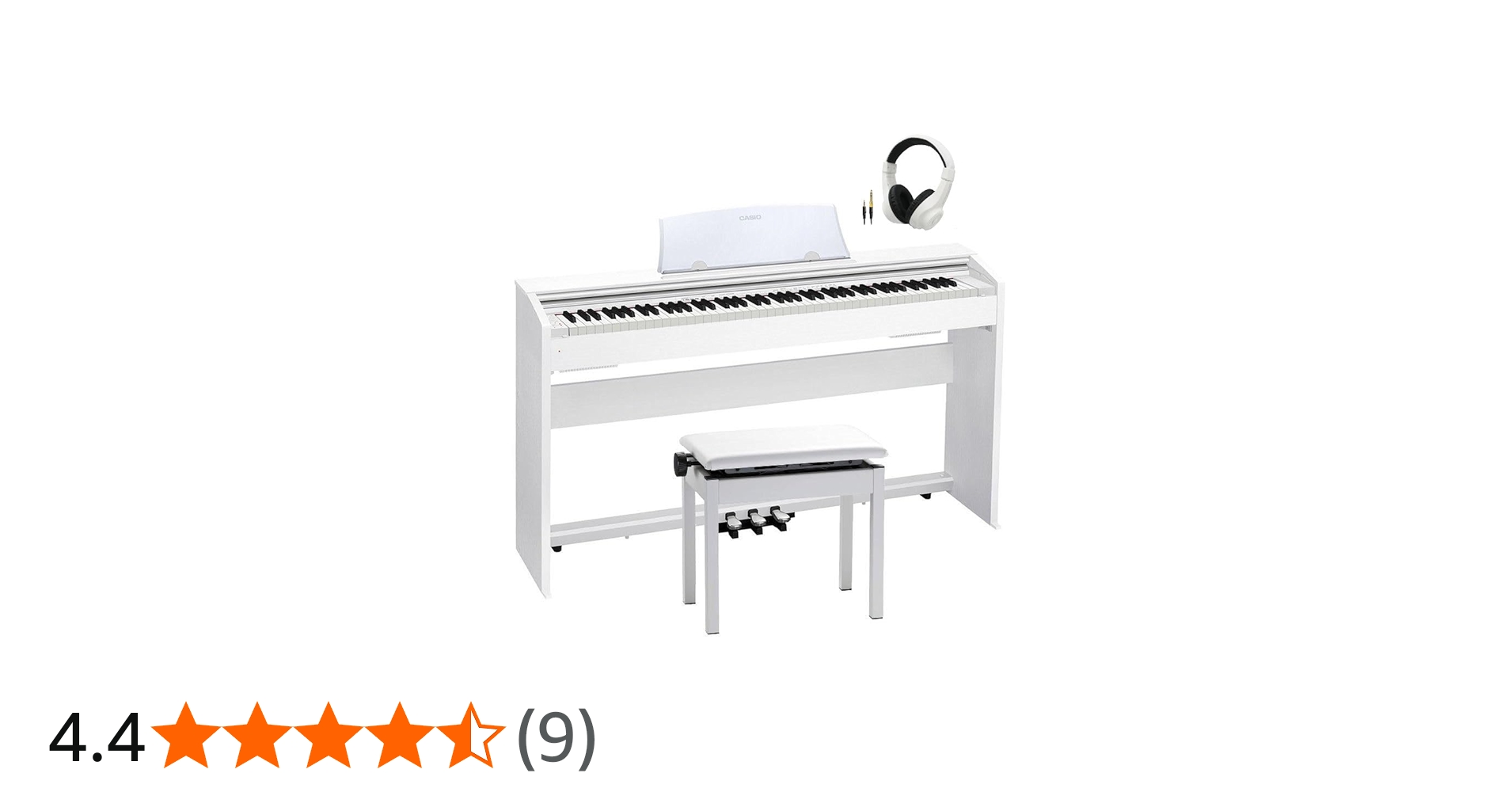 Amazon | 【高低自在ピアノ椅子＆ヘッドホン＆譜面立て＆楽譜集セット