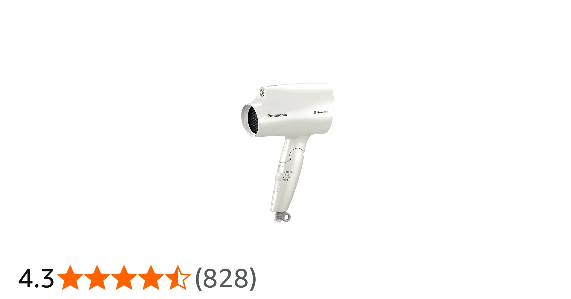 Amazon | パナソニック ヘアドライヤー ナノケア ホワイト EH-NA2J-W