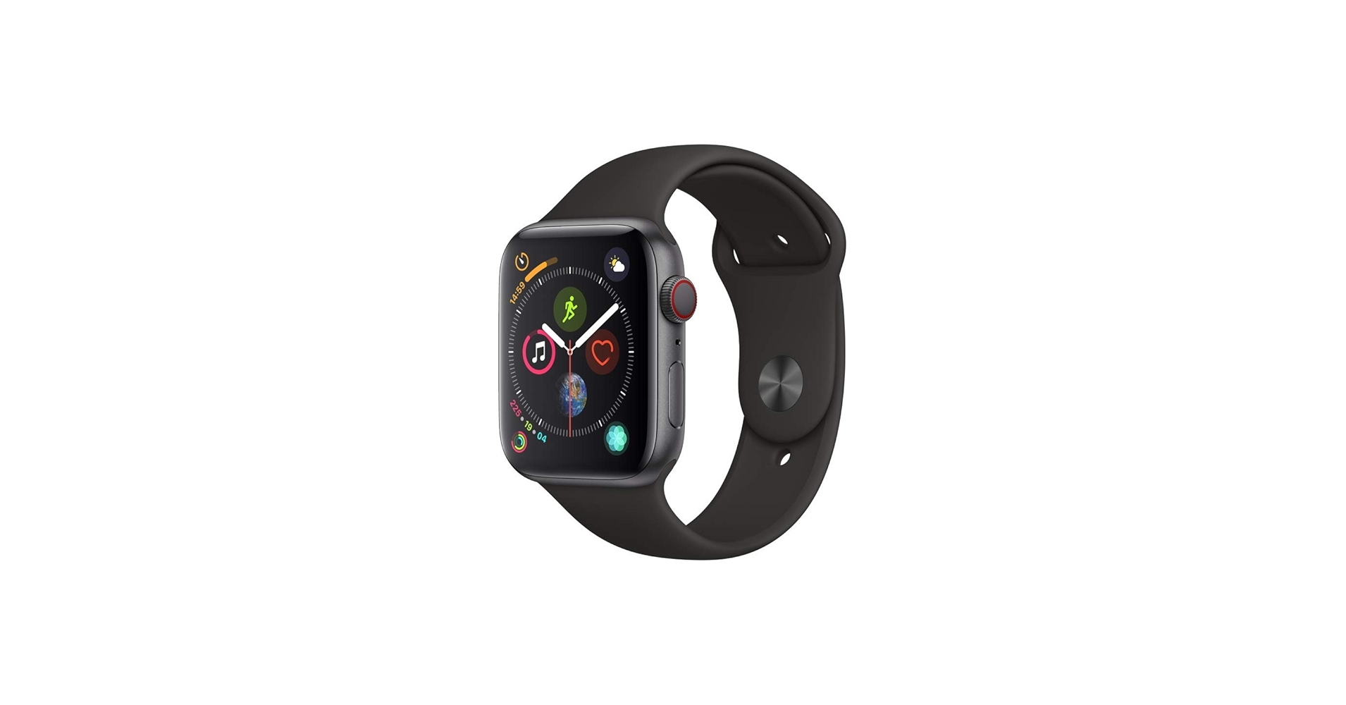 Amazon.com: Apple Watch Series 4 (GPS + Cellular, 44mm) - Space