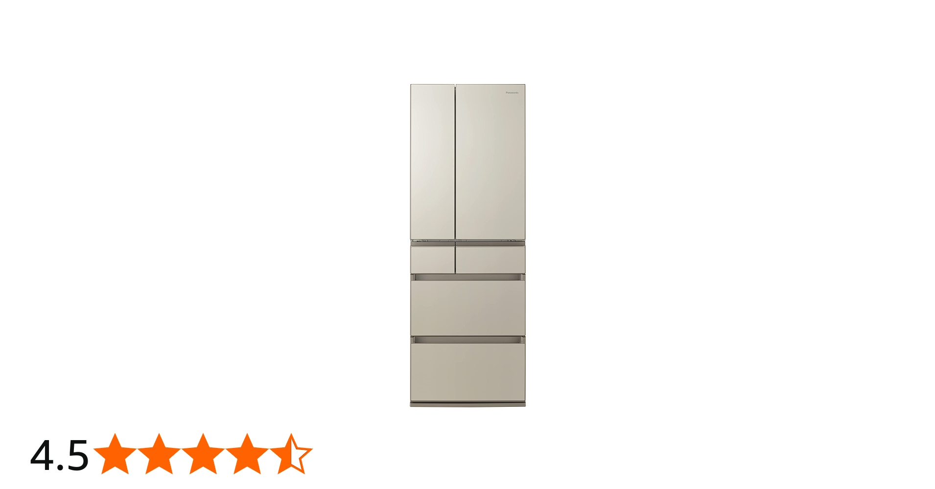 Amazon.co.jp: パナソニック 冷蔵庫 幅65cm 501L サテンゴールド NR