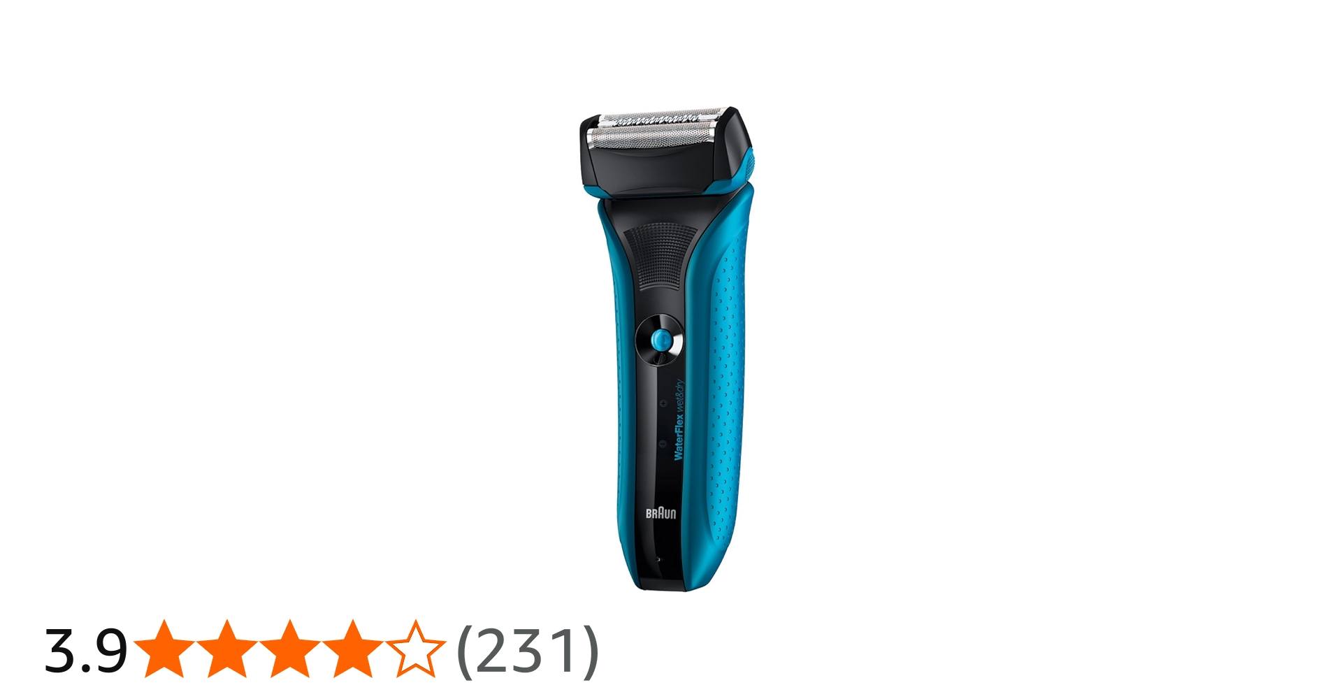 Amazon | ブラウン WaterFlex メンズシェーバー 3枚刃 お風呂剃り可