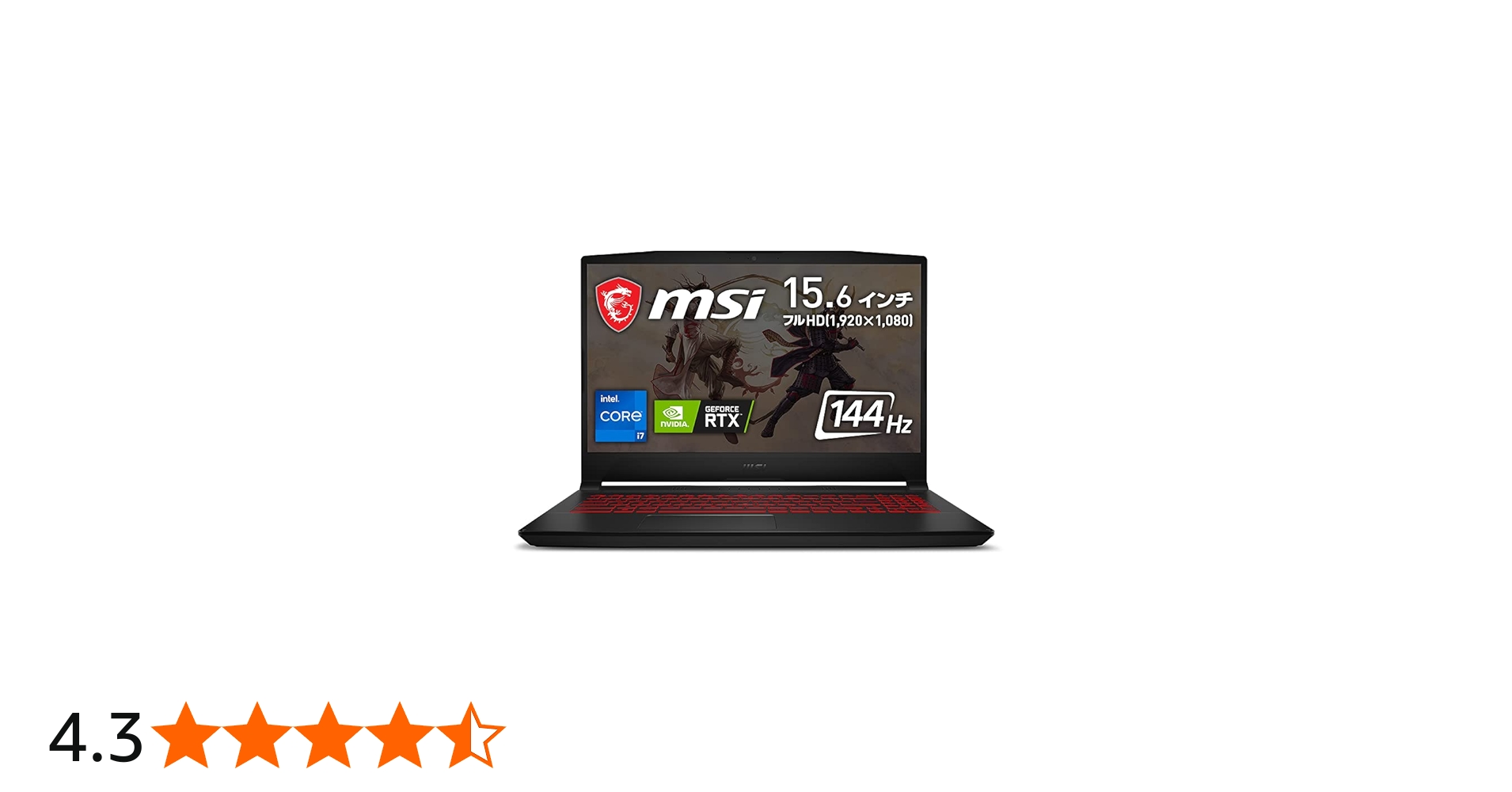 Amazon.co.jp: 【第11世代CPU・RTX3050Ti搭載】MSIゲーミングノートPC