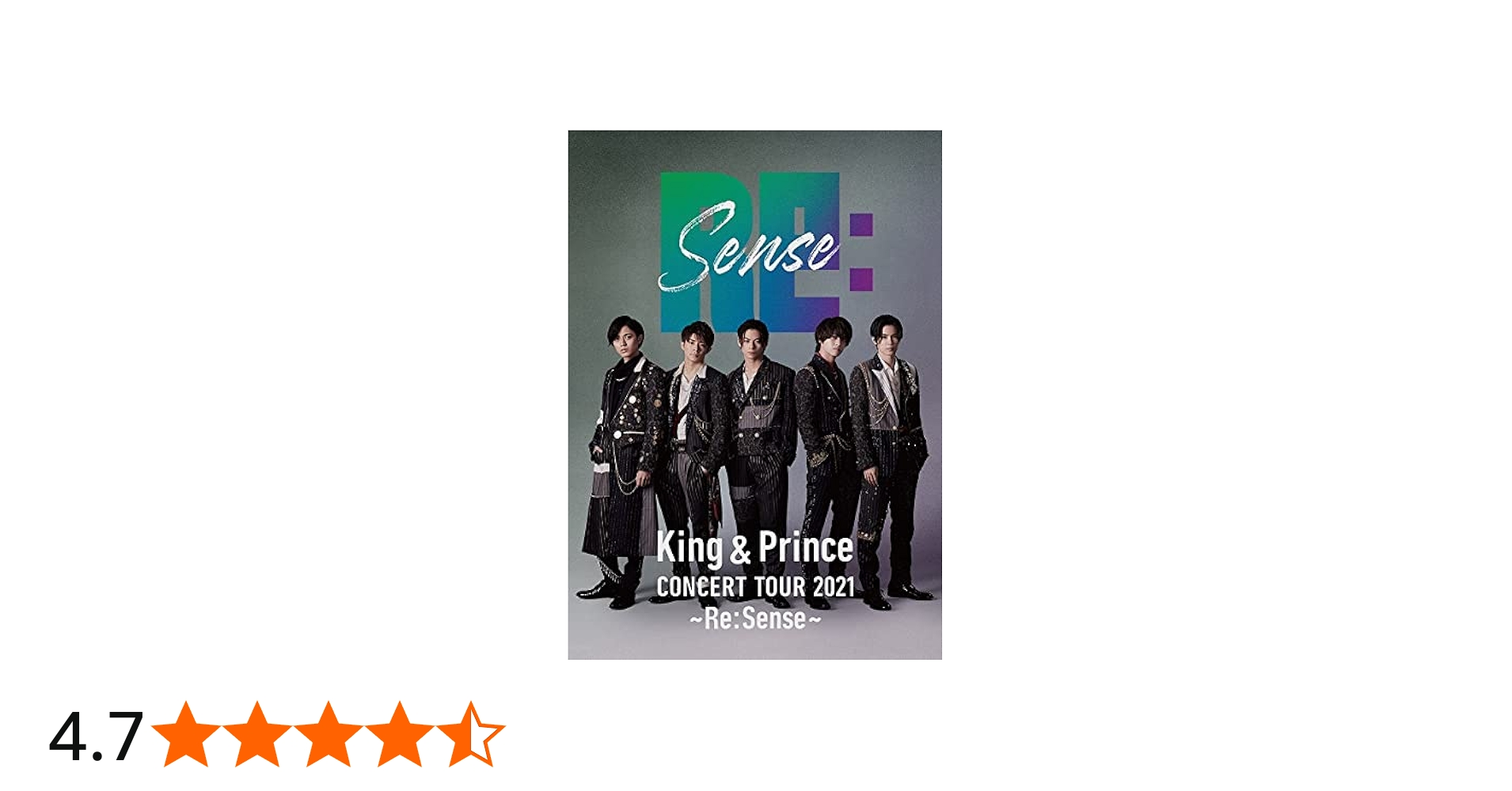 Amazon.co.jp: King & Prince CONCERT TOUR 2021 ~Re:Sense~ (通常盤