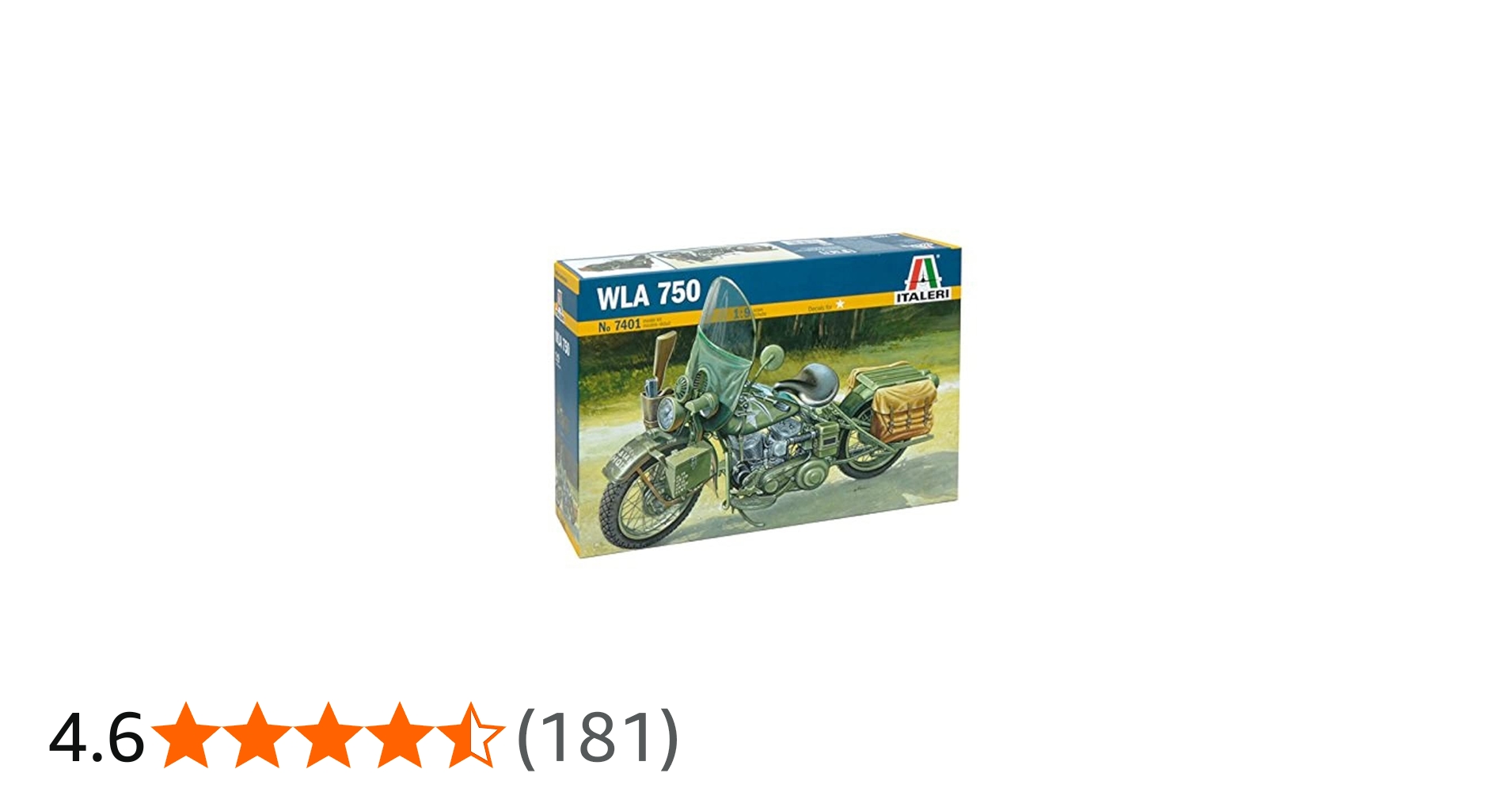 Amazon.co.jp: イタレリ 7401 1/9 アメリカ軍オートバイWWII