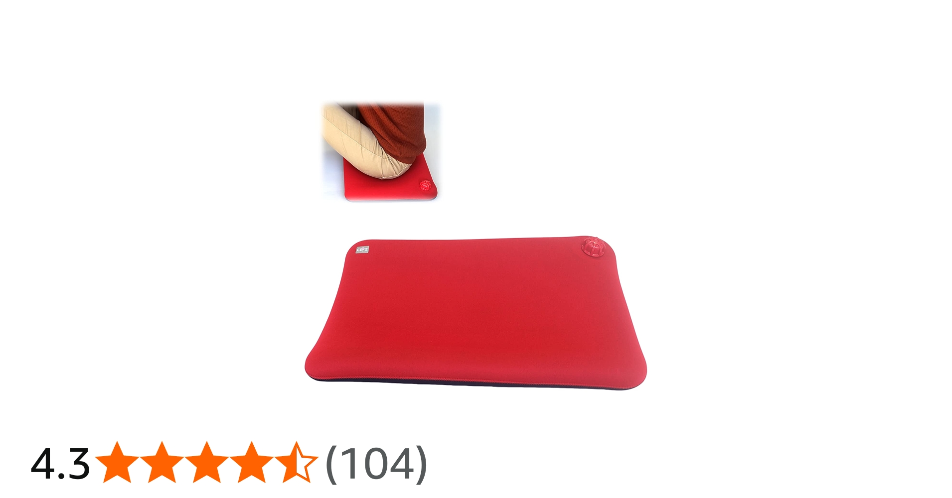 Amazon.co.jp: やわらか 湯たんぽ 座ぶとんタイプ (穴なし/表レッド/裏