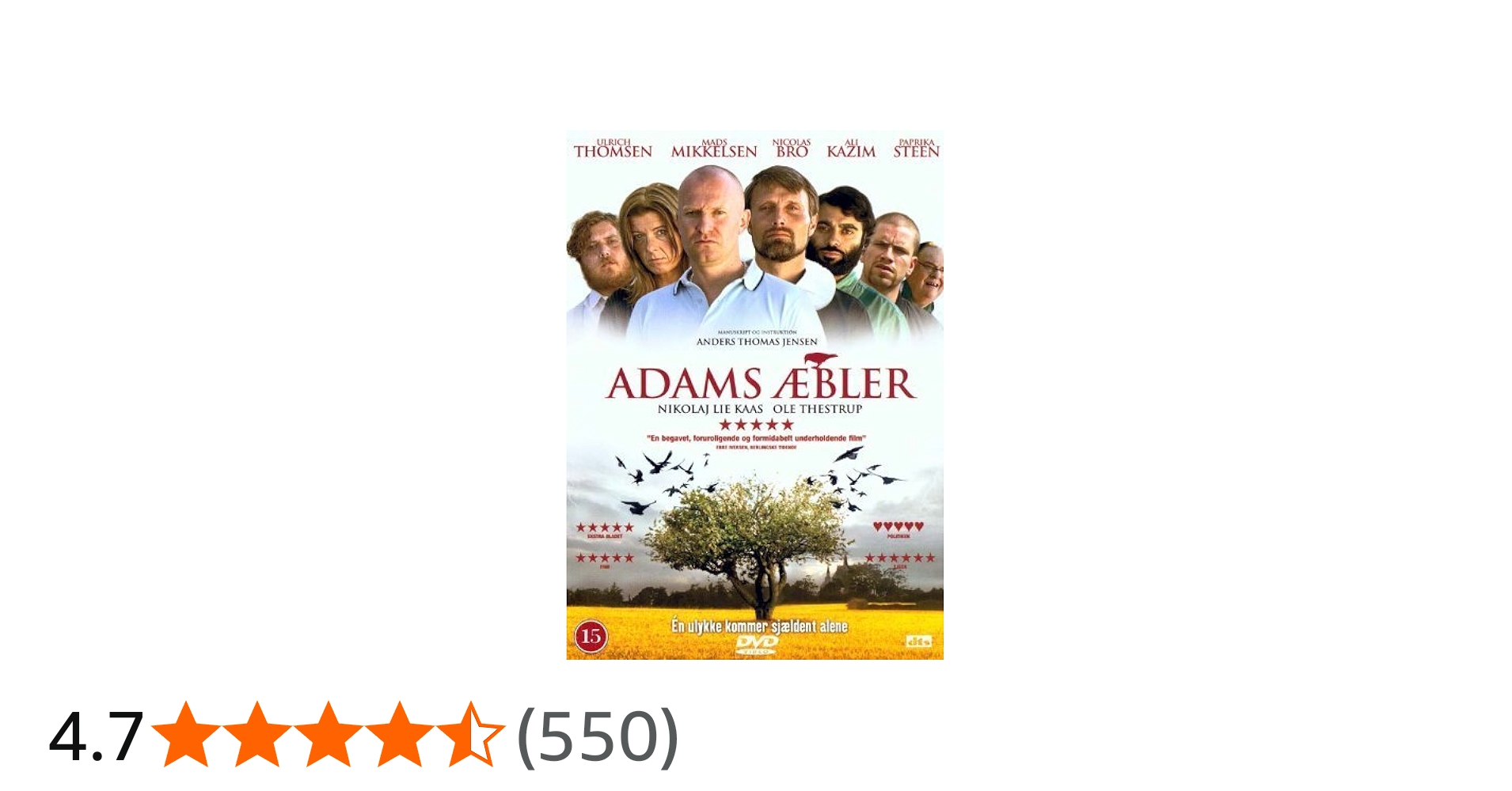 Amazon.co.jp: Adams Æbler/Adam's Apple[日本語字幕無][PAL