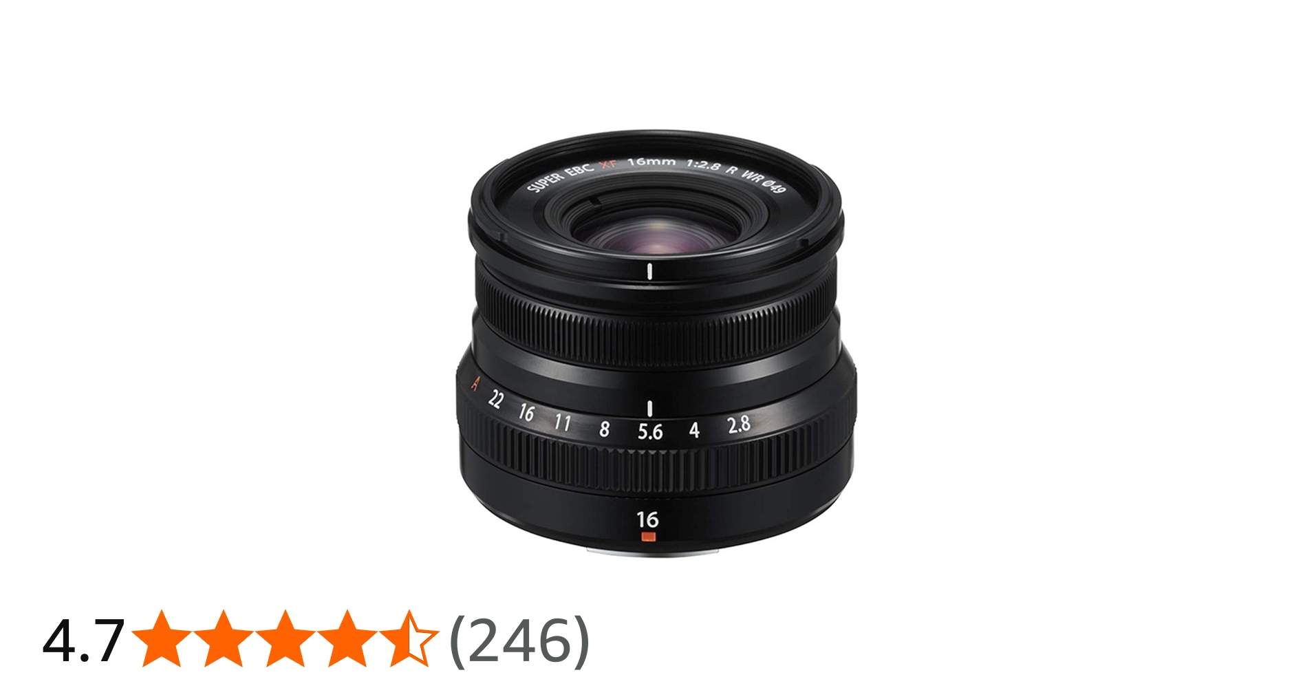 Amazon.co.jp: Fujifilm Fujinon XF16mmF2.8 R WRレンズ - ブラック